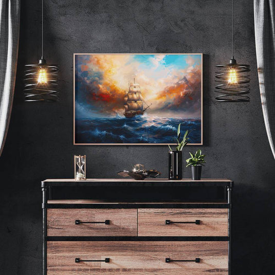 Sailing Into Serenity - Landscape Painting