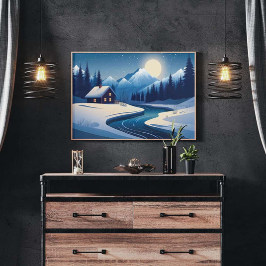 A snowy Serenade - Landscape Wall Art