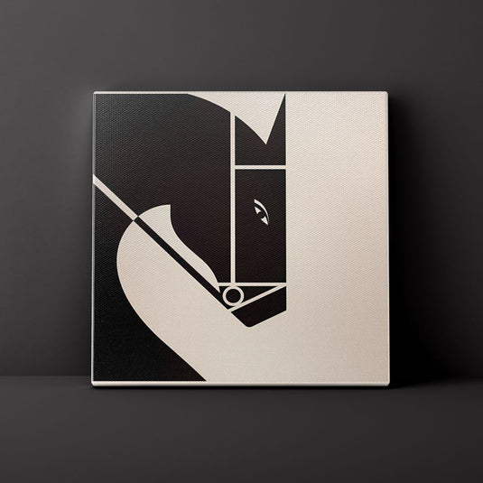 Ink and Ivory - Minimalist Horse Wall Art