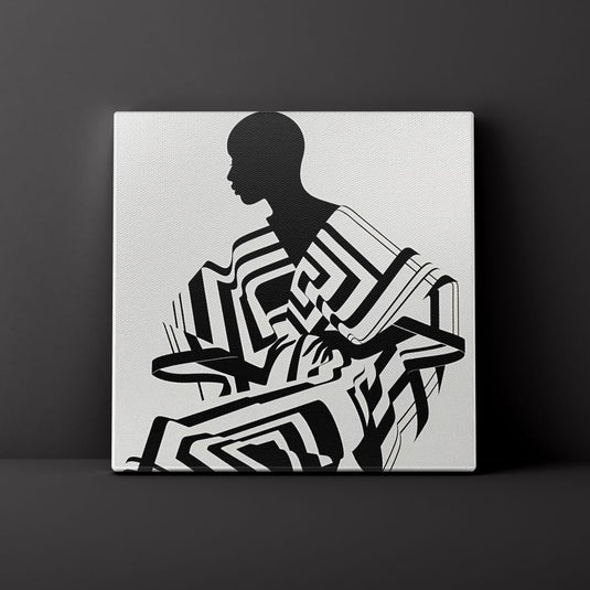 Monochrome Muses - Minimal African Women Wall Art