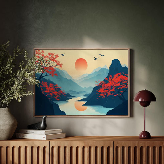 Indigo Wilderness - Landscape Wall Art