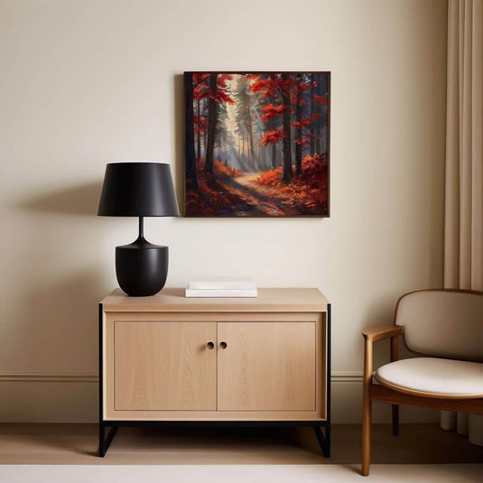 Falling Leaves - Landscape Wall Art