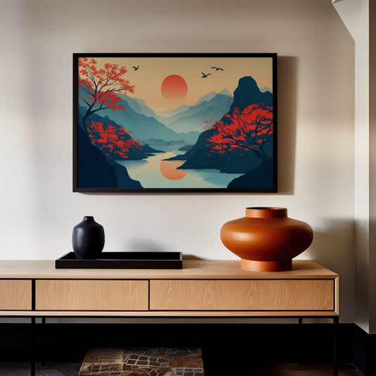 Indigo Wilderness - Landscape Wall Art