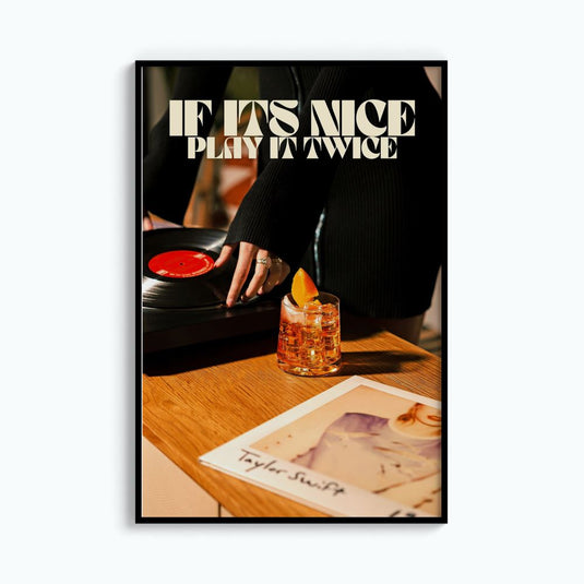 Play It Twice - Bar Posters