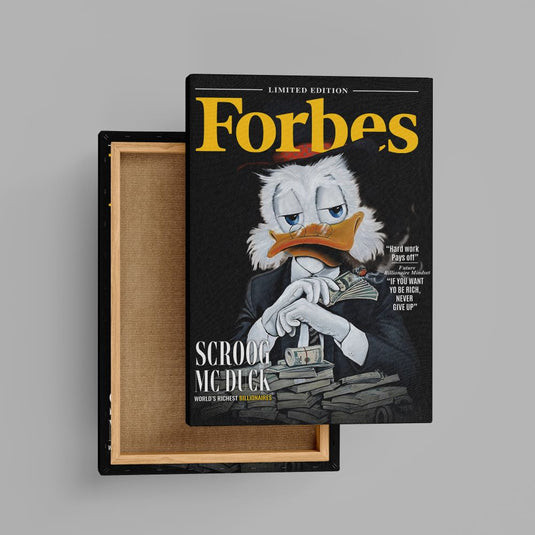 Mr Scrooge Forbes Cover - Motivational Wall Art