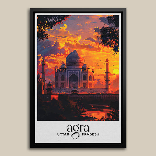 Agra - The City of Taj - Travel Wall Art