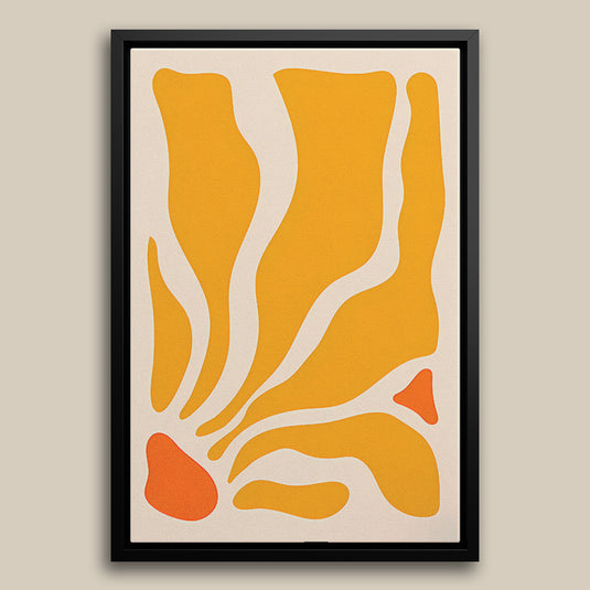 Sunshine Streaks - Floral Boho Wall Art