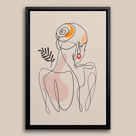 Feminine Form - Boho Line Wall Art
