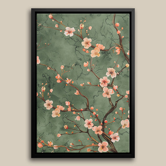 Sage And Blossom - Wabi Sabi Wall Art