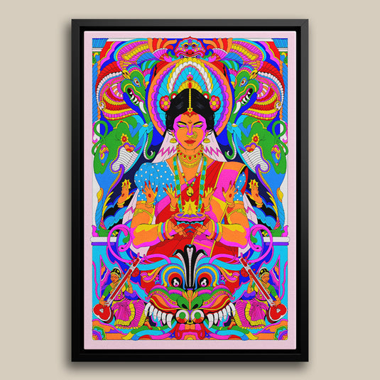 Lighting The Way - Indian Wall Art
