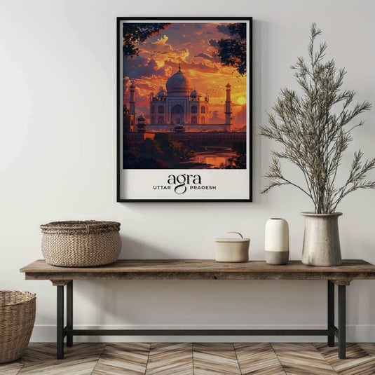 Agra - The City of Taj - Travel Wall Art