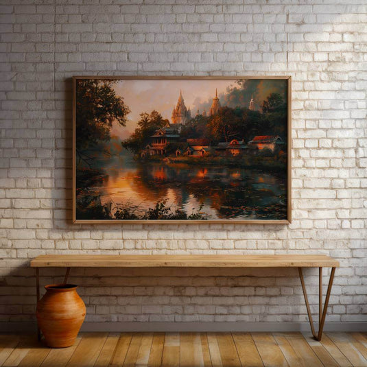 Sacred Shores - Landscape Painting