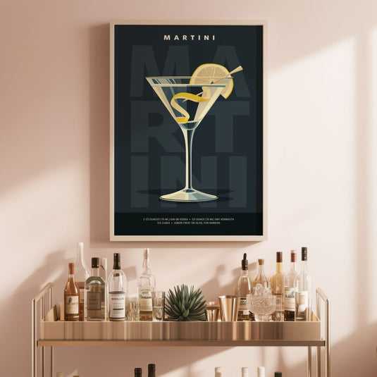 Coctail Posters - Martini - Bar Posters