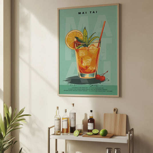 Coctail Posters - Mai Tai - Bar Posters