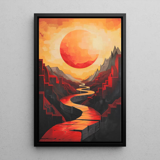 Cubism Landscape - Abstract Art
