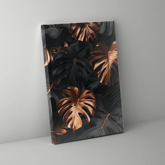 Copper Monstera - Botanical Wall Art
