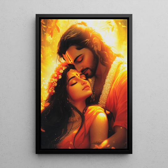 Sita Ramam - Religious Wall Art - Sita Ram Painting