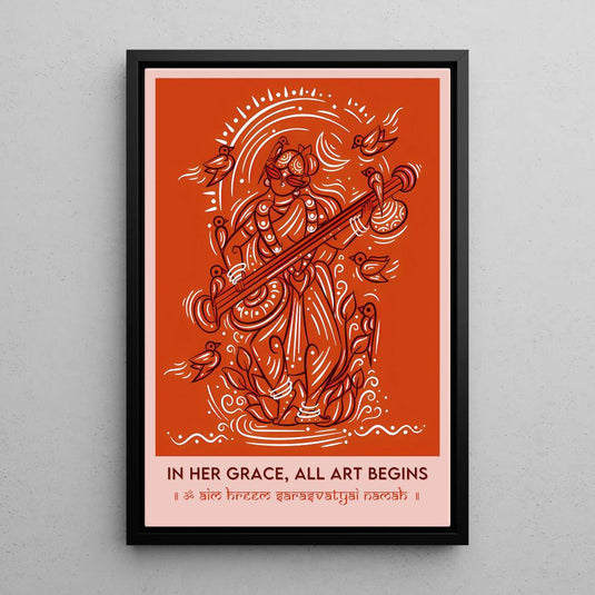 The Goddess Of Art - Religious Wall Art