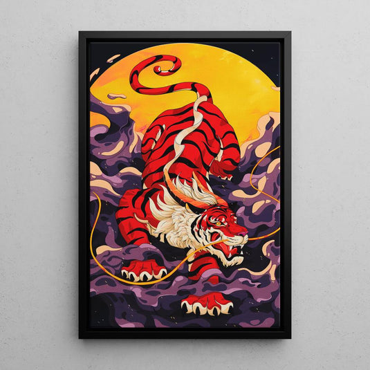 Crimson Fury - Animal Wall Art