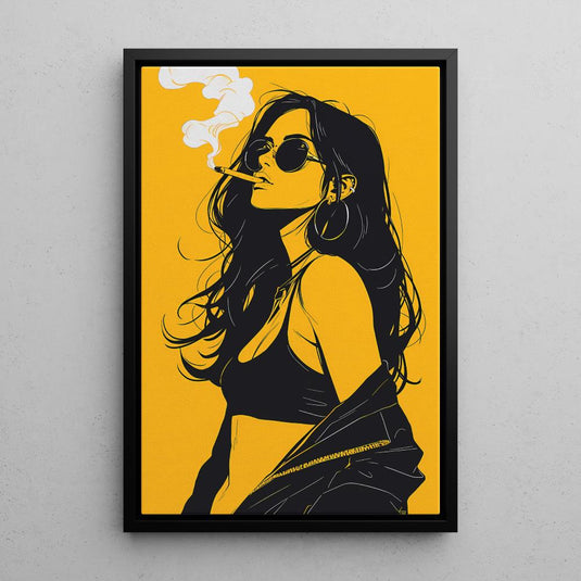 Silent Rebel - Pop Art Style - Canvas Wall Art