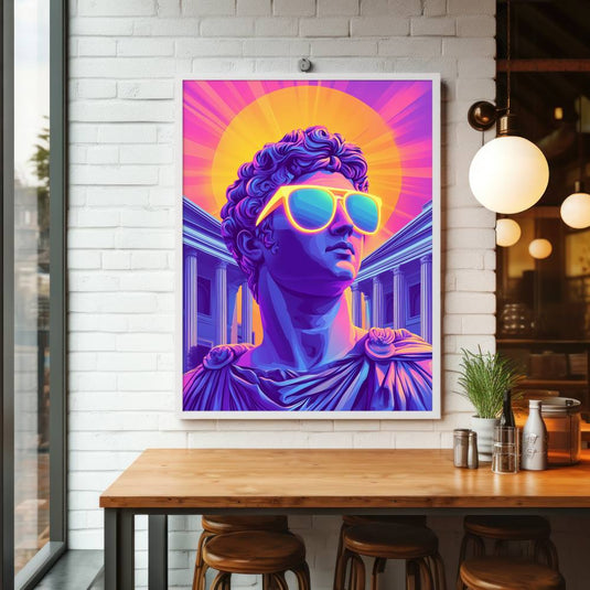 Cool Greek Antiquity Wall Art - Pop Art Style