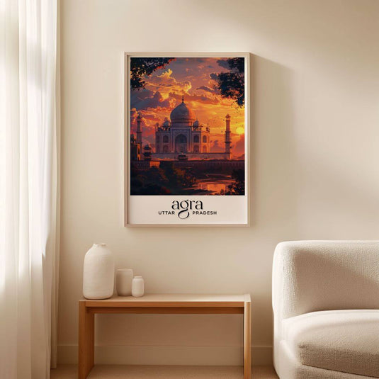 Agra - The City of Taj - Travel Wall Art