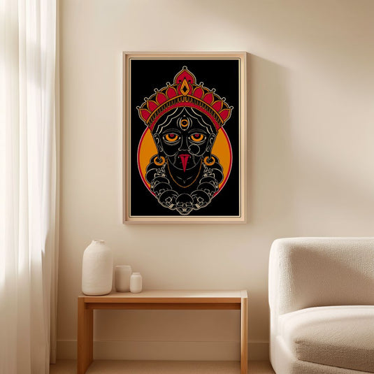 Kali - Embracing The Dark - Religious Wall Art