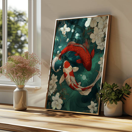 Harmony in Motion - Yin & Yang - Japanese Wall Art