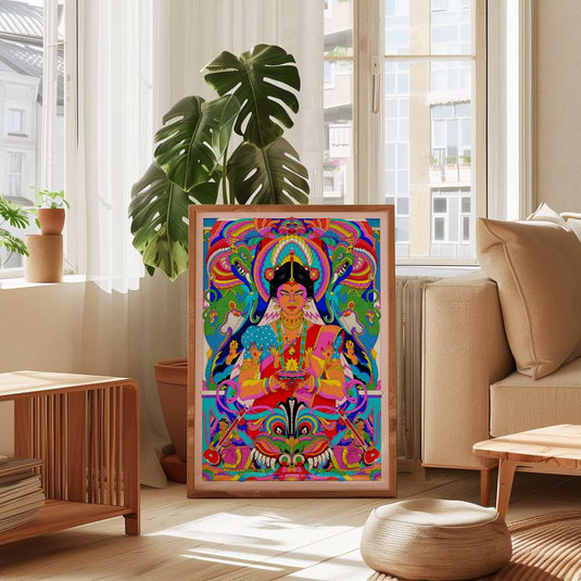 Lighting The Way - Indian Wall Art