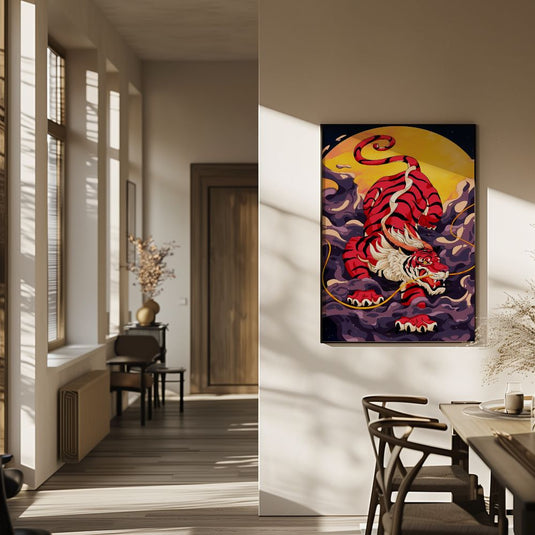 Crimson Fury - Animal Wall Art