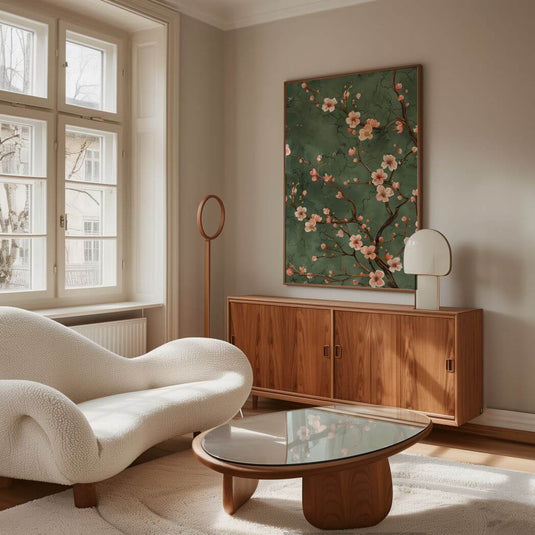 Sage And Blossom - Wabi Sabi Wall Art