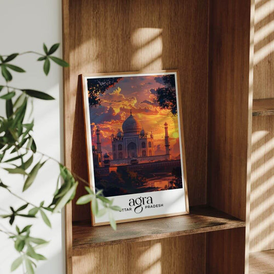Agra - The City of Taj - Travel Wall Art