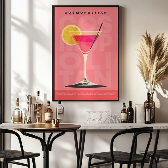 Coctail Posters - Cosmopolitan - Bar Posters