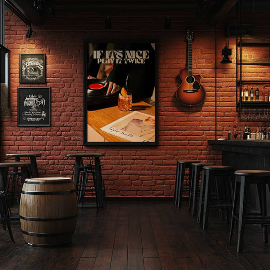 Play It Twice - Bar Posters