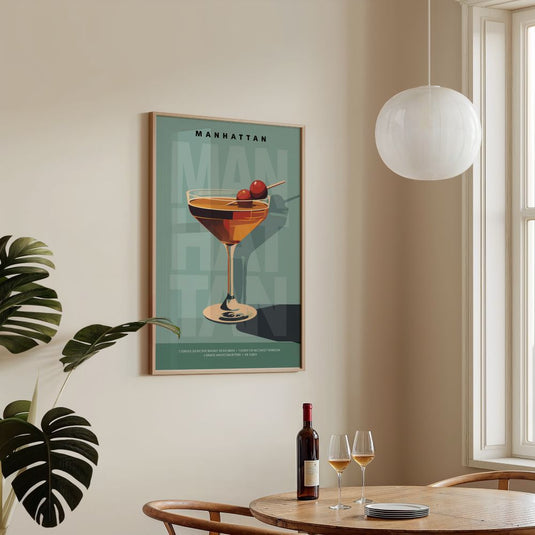 Coctail Posters - Manhattan - Bar Posters
