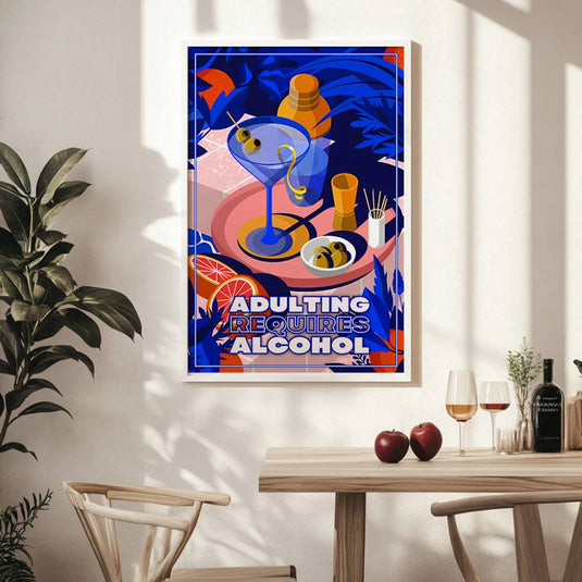 Cheers to Adulting - Bar Posters